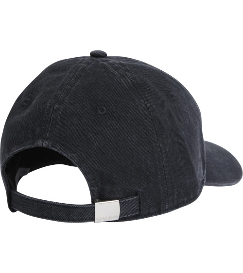 Calvin Klein Black Adjustable Denim Cap - Trendy Streetwear Hat