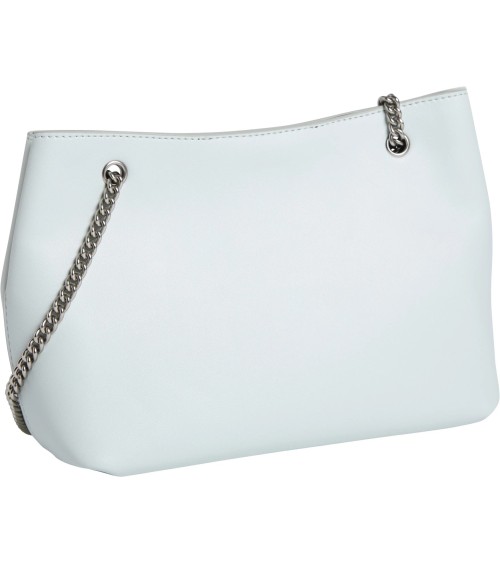 Calvin Klein Sculpted Chain Shoulder Bag - Elegant Grey Size One