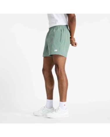 NEW BALANCE ATHLETICS STRETCH WOVEN SHORT 5 - DARK JUNIPERTG. SMALL
