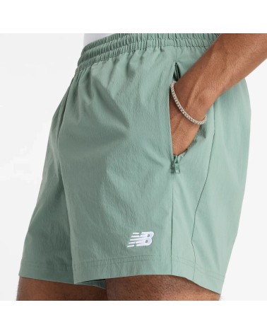 NEW BALANCE ATHLETICS STRETCH WOVEN SHORT 5 - DARK JUNIPERTG. SMALL