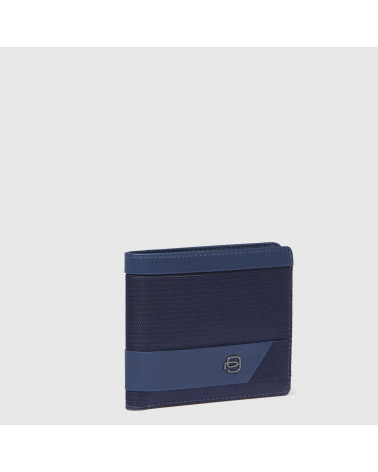 **Meta Title SEO:** Portefeuille Cuir Bleu Élégant Piquadro Homme