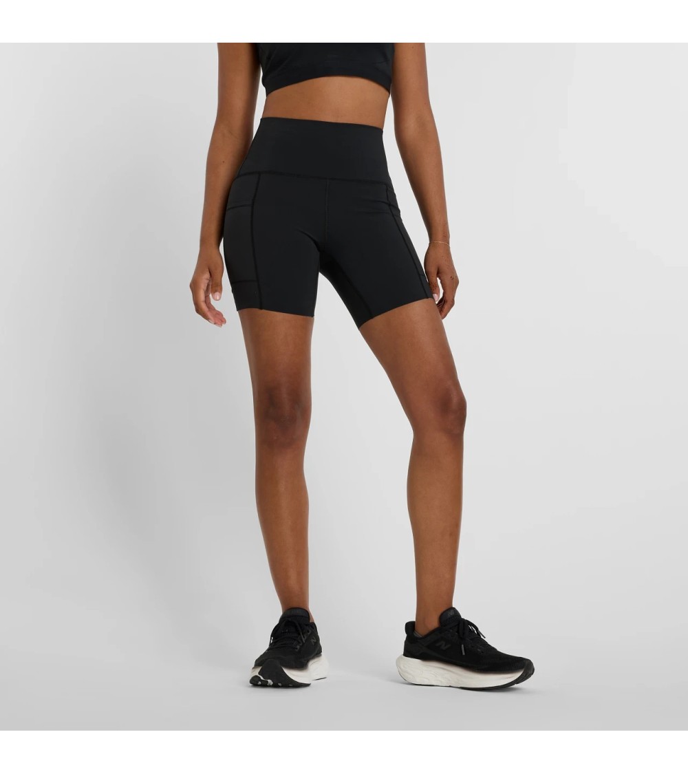 Shorts New Balance Femme Noir - Confort et Élégance Assurée