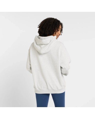 **Meta Title:** Women’s New Balance Logo Hoodie - Ash Heather