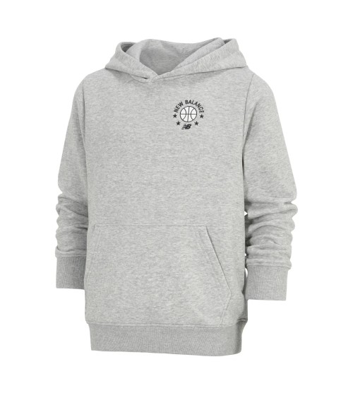 **Meta Title SEO**: Felpa New Balance Youth Hoops Grigio - L