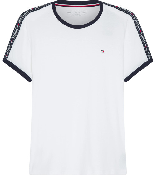 T-shirt Uomo Bianco Tommy Hilfiger S - Comodità e Stile Unici