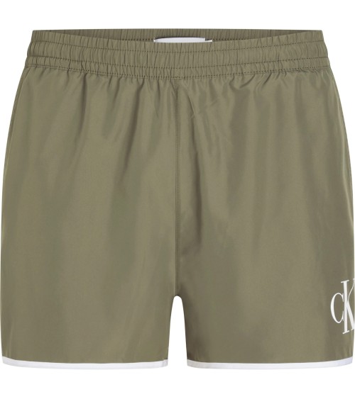 Calvin Klein Men's Swim Shorts - Dusky Green Color Option