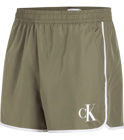 Calvin Klein Men's Swim Shorts - Dusky Green Color Option