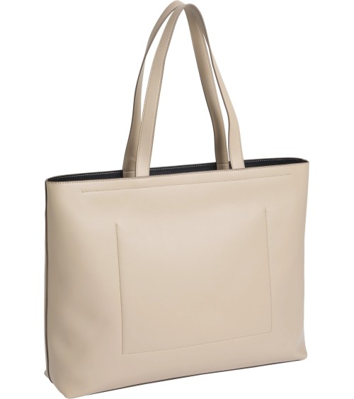 Calvin Klein Sculpted Slim Tote Bag - Chic Grey Shopper Style