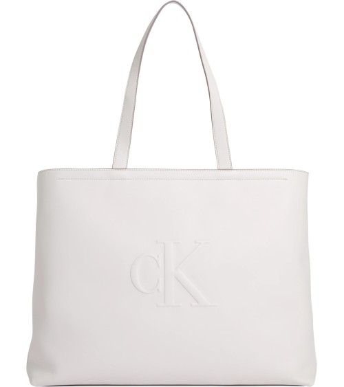 Sac Femme Calvin Klein Sculpté Slim Gris à la mode élégante.