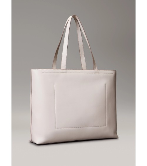 Calvin Klein Sculpted Slim Tote Bag - Chic Grey Shopper Style