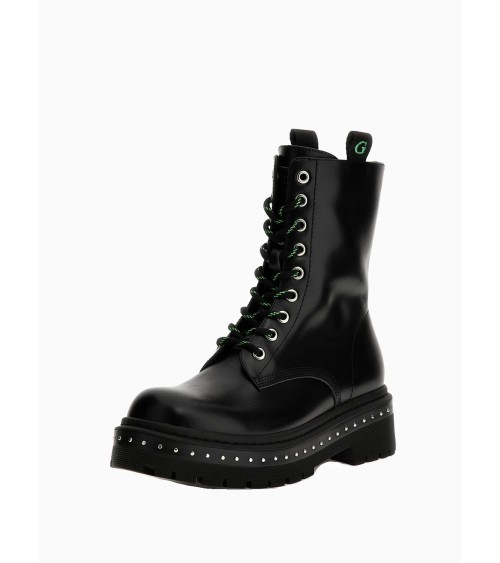 Meta Title SEO: "Guess Joya: Stivaletti Neri con Lacci e Borchie"