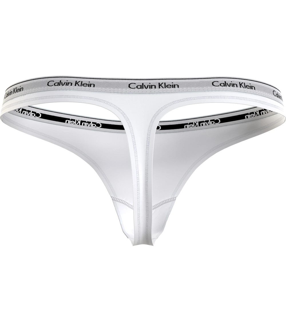 CALVIN KLEIN String Blanc T M | Slip & Confort - Offre !