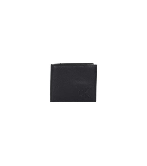 Calvin Klein Black Leather Billfold - Chic and Practical Wallet