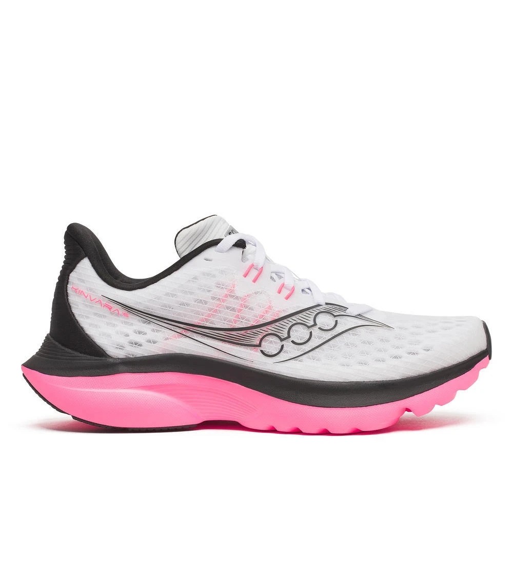 Saucony Kinvara 16 mujer 37.5 blanco y negro en oferta especial