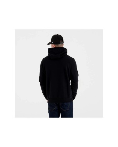 NEW ERA CHICAGO BULLS KAPUZENPULLOVER, FELPA CON CAPPUCCIO DA UOMO, NERO, XS