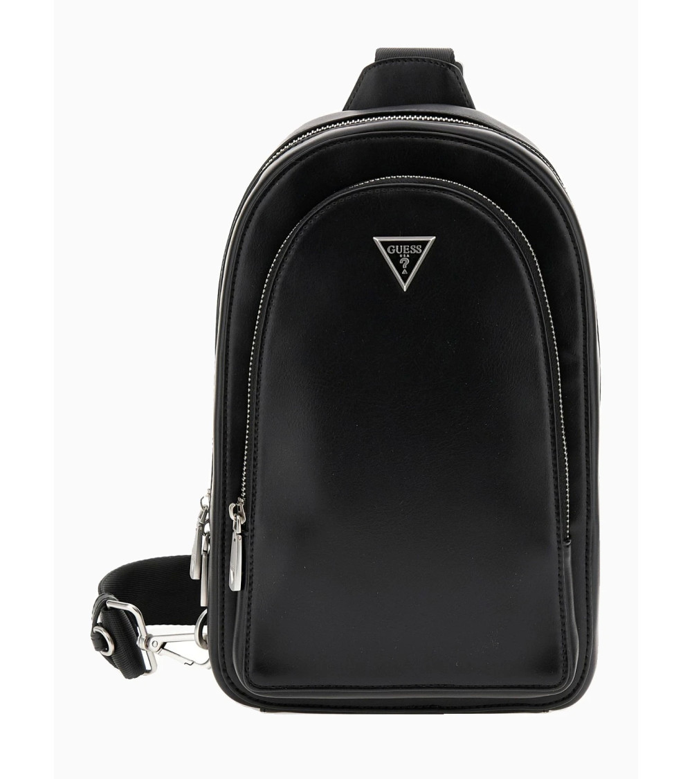 **Titre Meta SEO:** Sac à dos Guess noir similicuir HMMECA-P4269