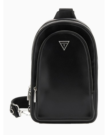 **Titre Meta SEO:** Sac à dos Guess noir similicuir HMMECA-P4269