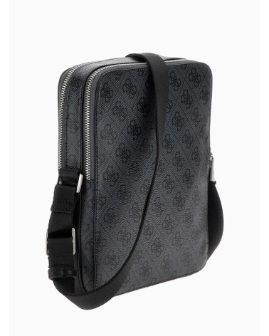 Borsa GUESS Torino Double Zip Nera - Eleganza e Stile