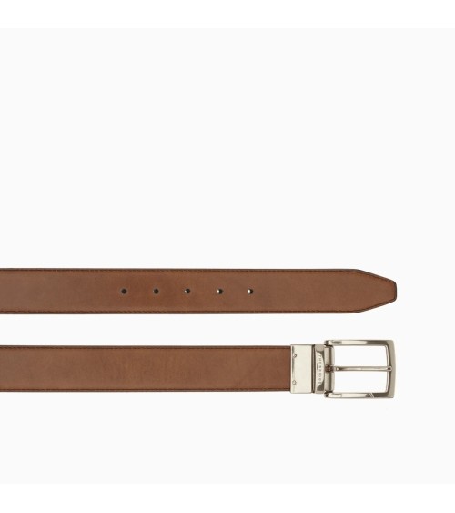 The Bridge Men's Leather Belt Black 110cm - Designer Belt