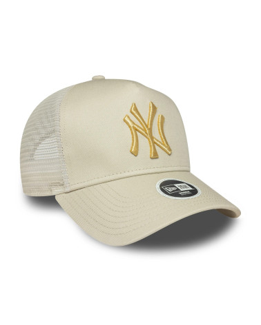 NEW ERA WMNS METALLIC TRUCKR FOR WOMAN, COLOR LIGHT BEIGE
