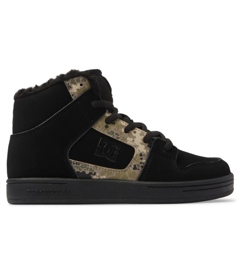DC SHOES MANTECA 4 HI WR - SCARPE ALTE PER BAMBINI, CAMO NERO, 29 EU