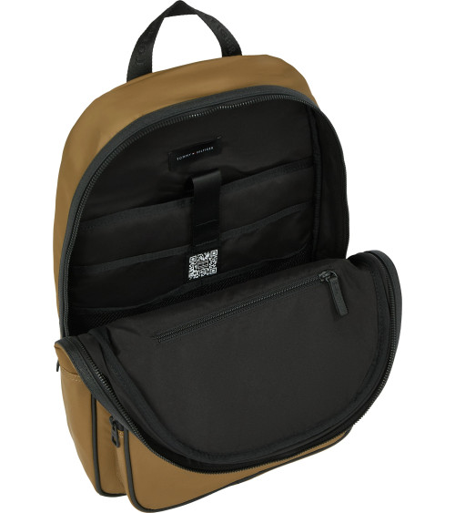 Tommy Hilfiger Repreve Laptop Backpack - Sandalwood Brown