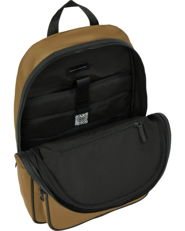 Tommy Hilfiger Repreve Laptop Backpack - Sandalwood Brown