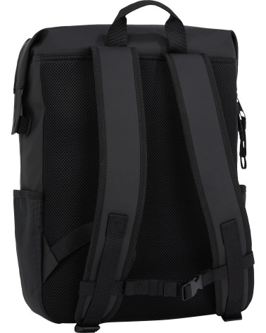 TOMMY HILFIGER TJM ELEVATED PU BACKPACK, COLOR BLACK
