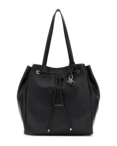 GUESS Calebra Drawstring Tote Schwarz – Elegante Tasche kaufen