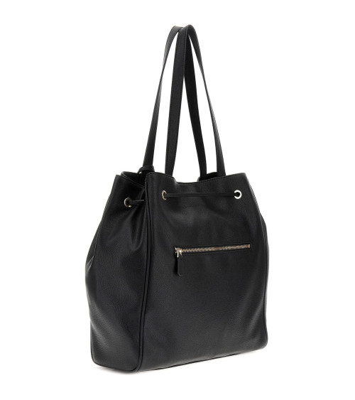 GUESS Calebra Drawstring Tote Schwarz – Elegante Tasche kaufen