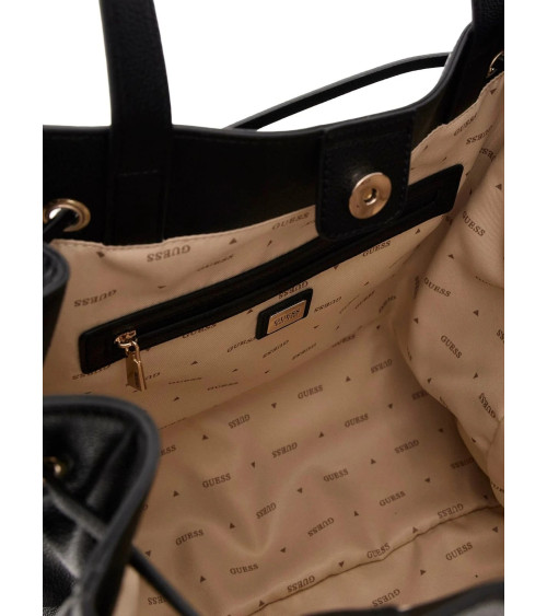 GUESS Calebra Drawstring Tote Schwarz – Elegante Tasche kaufen