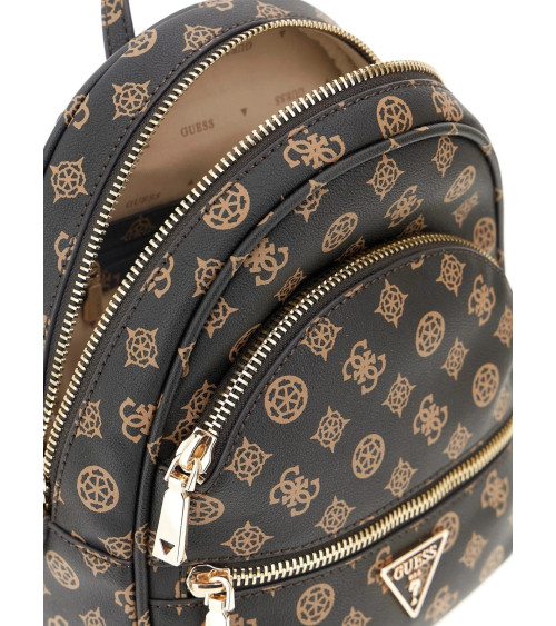 GUESS Manhattan II Mocha Logo Backpack Available Online Now
