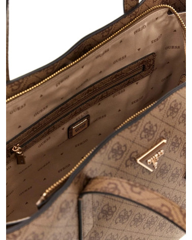 SAC À MAIN GUESS MERIDIAN II GIRLFRIEND, LOGO CHARBON