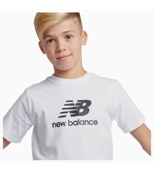 New Balance Jersey Stacked Logo BWE: Comfort e Stile per Bambini