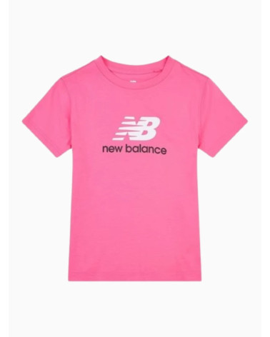 Neue Balance Stacked Logo Tee DAB Dragon Berry für Damen