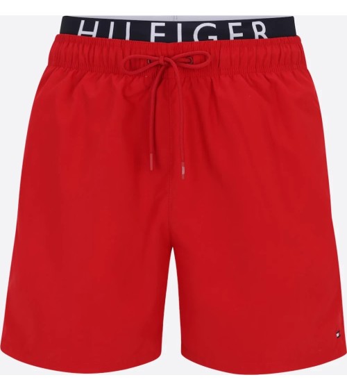**Meta Title SEO:** Pantaloni Mare Tommy Hilfiger - Blu e Rosso
