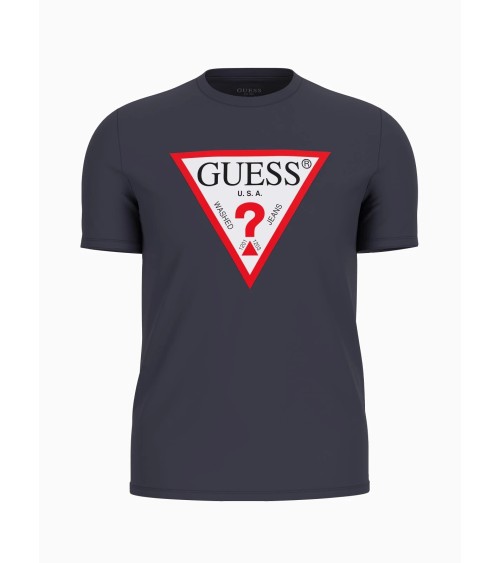 Guess T-shirt Slim Fit Uomo con Logo Iconique, Stile Unico!