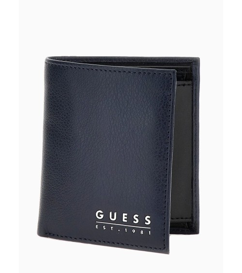 Portafoglio Uomo Guess SMFIDALEA22 Nero, Eleganza e Stile