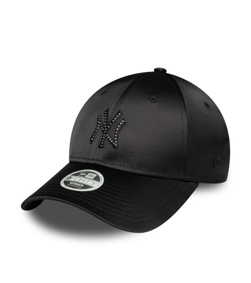 NEW ERA WMNS SATIN RHINESTONE 9FORTY NEYYAN, COLOR BLACK