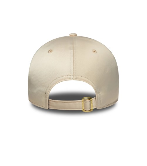 NEW ERA WMNS SATIN RHINESTONE 9FORTY LOSDOD, COLOR LIGHT BEIGE