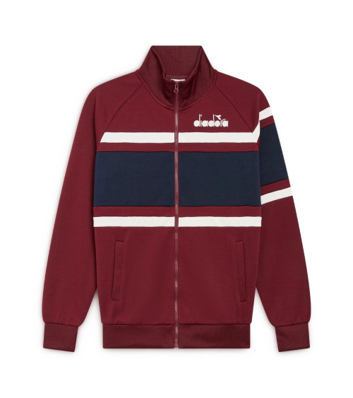 DIADORA JACKET 80S COLOR 55016 - EMPIRE RED, SIZE LARGE