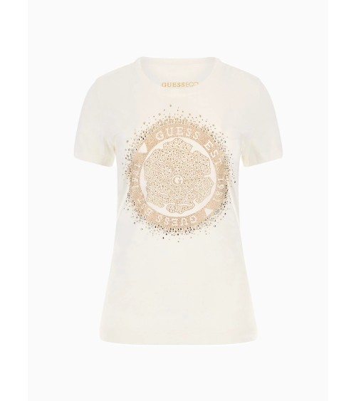 T-shirt Guess Round Camelia: unicità nel comfort e nello stile