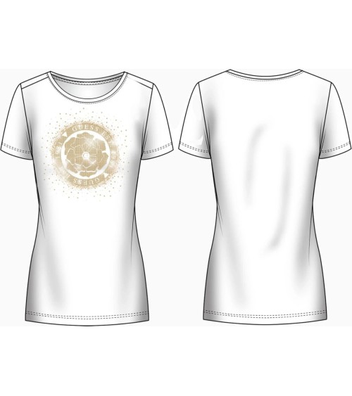 T-shirt Guess Round Camelia: unicità nel comfort e nello stile