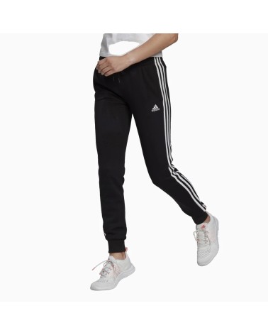 Adidas Women's W 3S FT C PT Pants - Black/White, Stylish Comfort