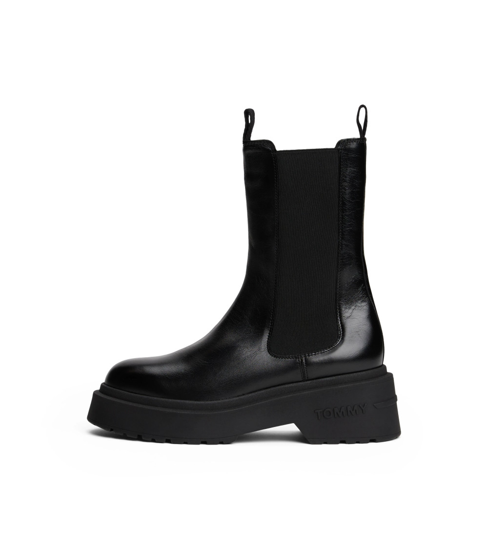 Titre Meta SEO : Tommy Hilfiger TJW Chunky Shiny Lea - Noir 3