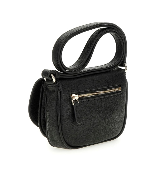 GUESS Calebra Mini Convertible Flap Bag - Stylish Black Crossbody