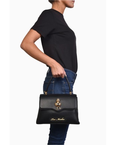 Borsa nera Love Moschino: stile ed eleganza senza tempo.