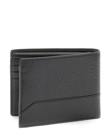 **Meta Title SEO**: Portefeuille GUESS Noir Élégant pour Hommes