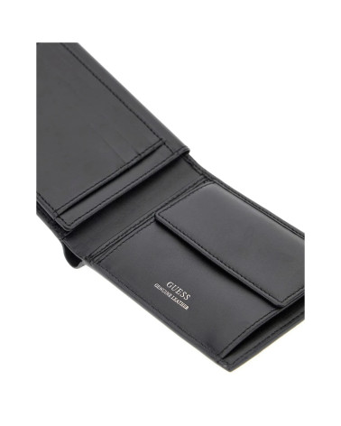 **Meta Title:** Buy GUESS Black Slim Bifold Wallet for Men