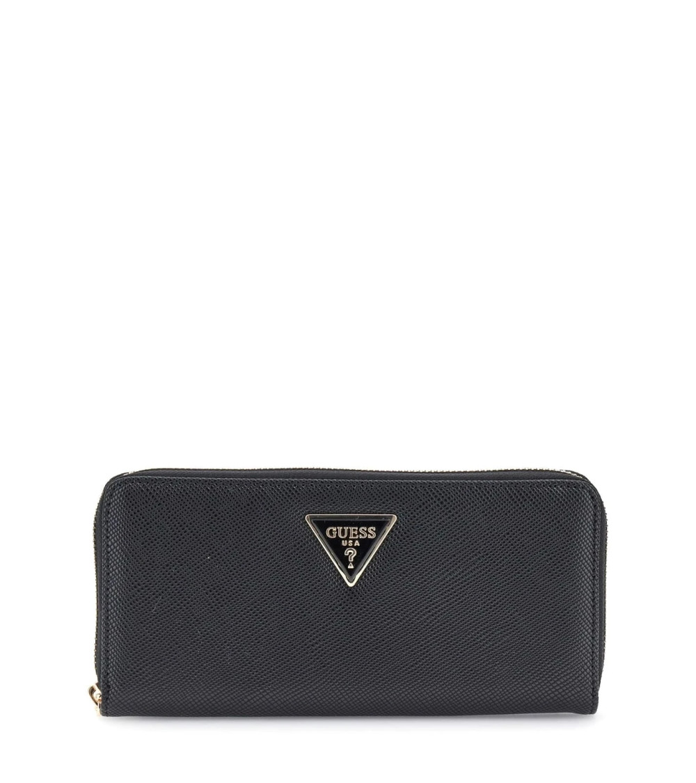 GUESS Laurel II: Portafoglio Zippato L in Elegante Nero